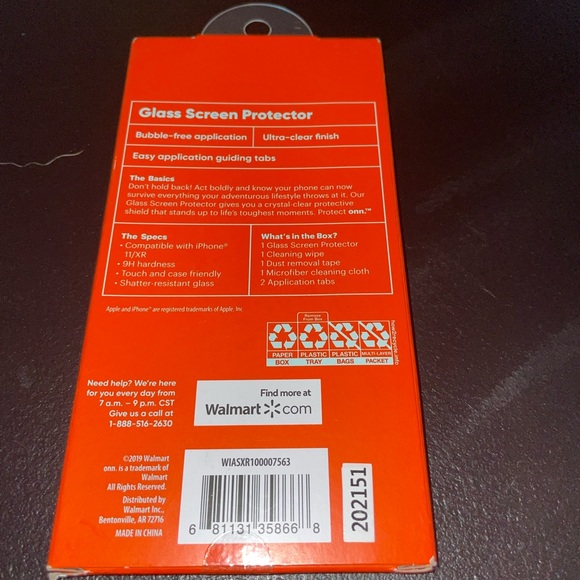 iPhone 11/XR screen protector glass - Picture 4 of 4